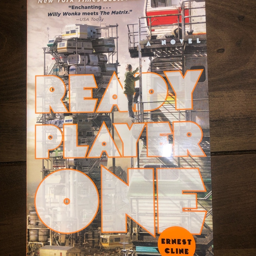 Ready Player One paperback book